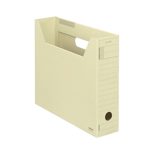 （まとめ）コクヨファイルボックス-FS(Fタイプ) A4ヨコ 背幅75mm 黄 A4-SFFN-Y 1セット(5冊) (×3セット)