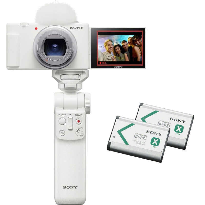 ソニー　SONY　コンパクトデジタルカメラ　VLOGCAM ZV-1 II G W シューティンググリップキット ホワイト