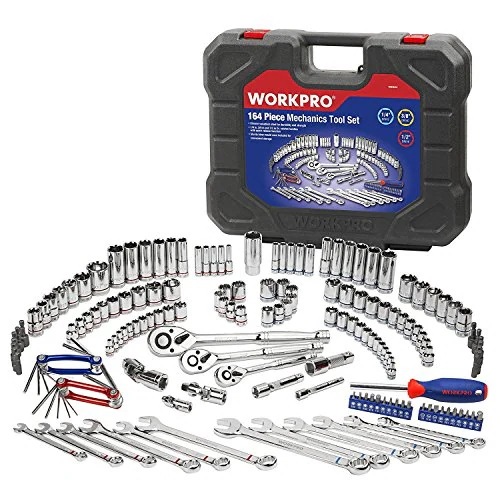 WORKPRO ソケットレンチセット インチ工具セット ハーレー ラチェットレンチ 自動車 バイク