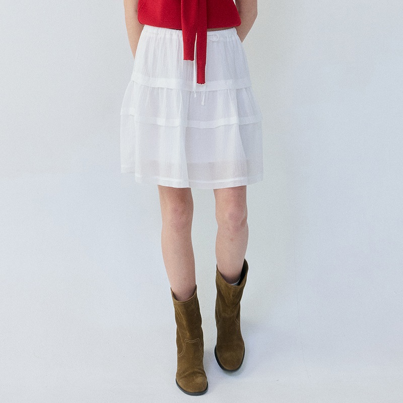 Ruffle Skirt (Ivory)