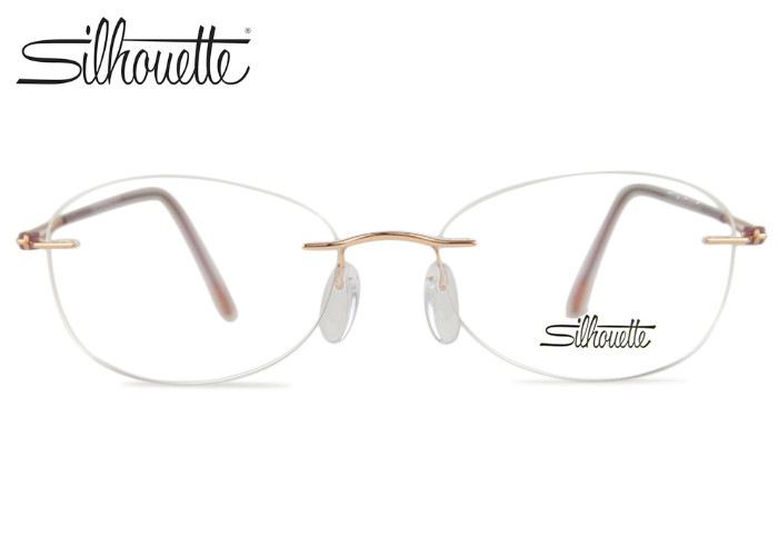 5569 3531 ローズゴールド LITE SPIRIT ライトスピリット BA ツーポイント オーストリア製 チタン オーバル 縁 フチ なしメガネ