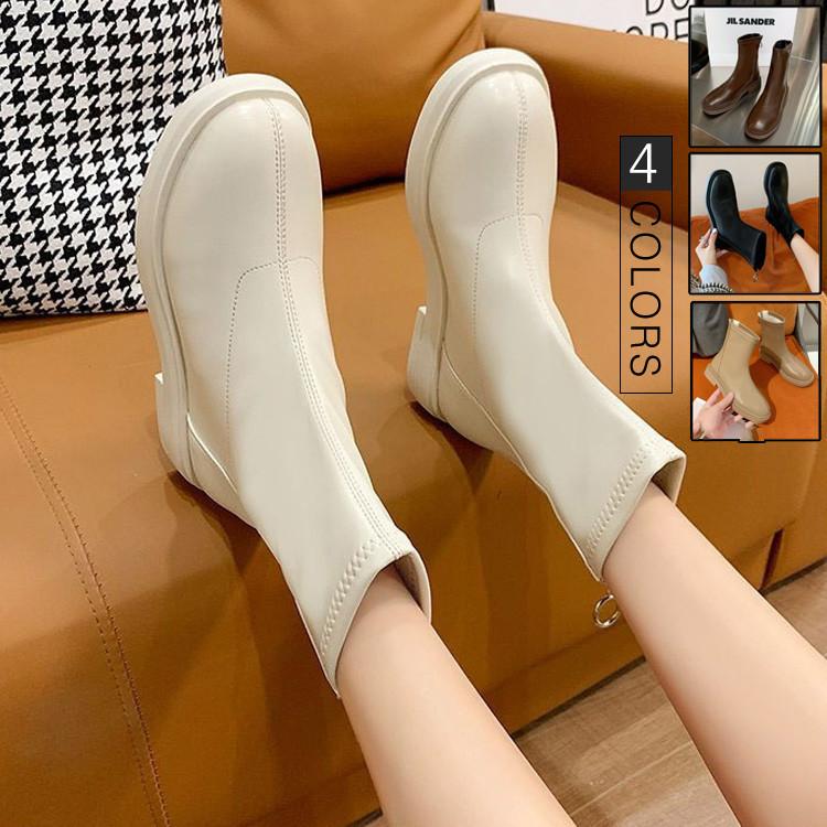 ローヒール マウンテンブーツ ミリタリーブーツ レディース ブーツ ブーツ ミドル丈 靴 レディースブーツ 人気商品超目玉 ワークブーツ ショートブーツ 無地