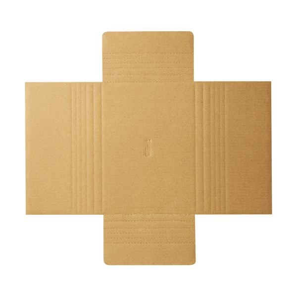 （まとめ） TANOSEE タトウ式段ボール B5用 1パック（50枚） [x5セット]