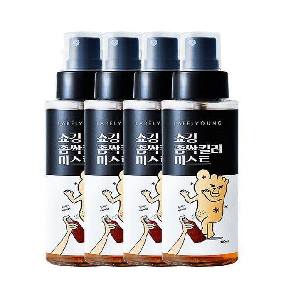 4個 ショッキングジョムサクキラーミスト 100ml / 各種足の悩み問題性足 集中ケア / フットミスト