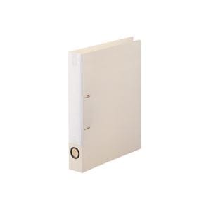 （まとめ） TANOSEE Dリングファイル（PP表紙） A4タテ 2穴 250枚収容 背幅43mm オフホワイト 1冊 30セット