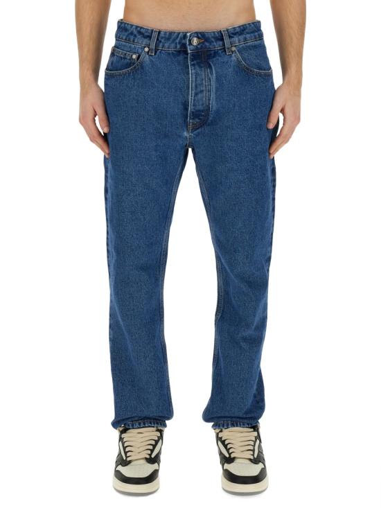 PALM ANGELS Men Denim Pants PMYA039 R24DEN0014010 BABY BLUE