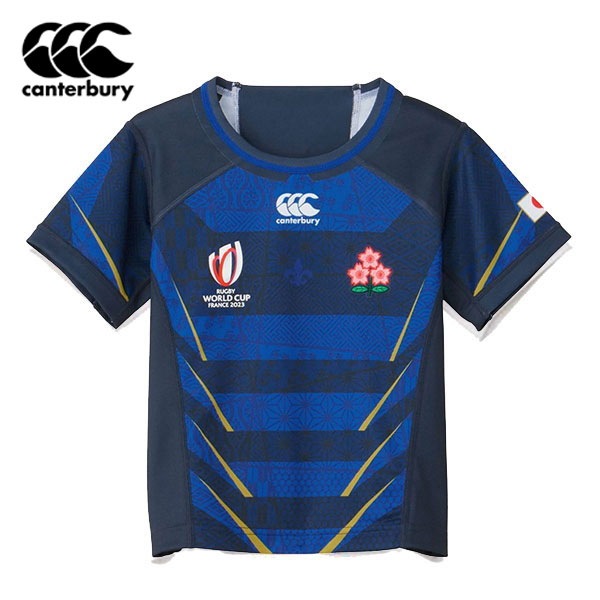 カンタベリー canterbury ラグビー日本代表 キッズ レプリカオルタネイトジャージー アウェイジャージー ジャパンRWC2023 子供 半袖 Tシャツ RGJ33983WC あす楽即納あり