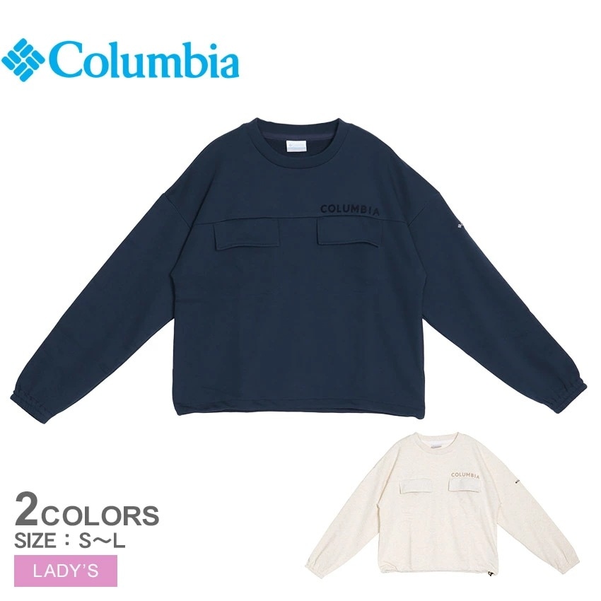 レディース トレーナー 長袖 スウェット スエット トップス ウエア ブランド カジュアル シンプル ロゴ 無地 アウトドア トゥリースワローロングスリーブクルー PL0231 女性用