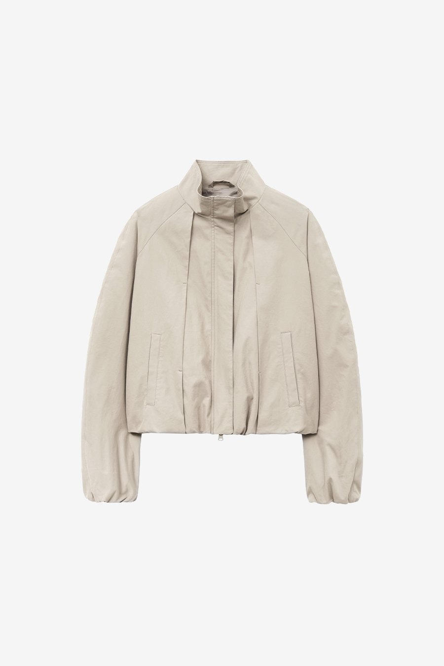 【INSILENCE】 HERRINGTON VOLUME PINTUCK JUMPER : BEIGE