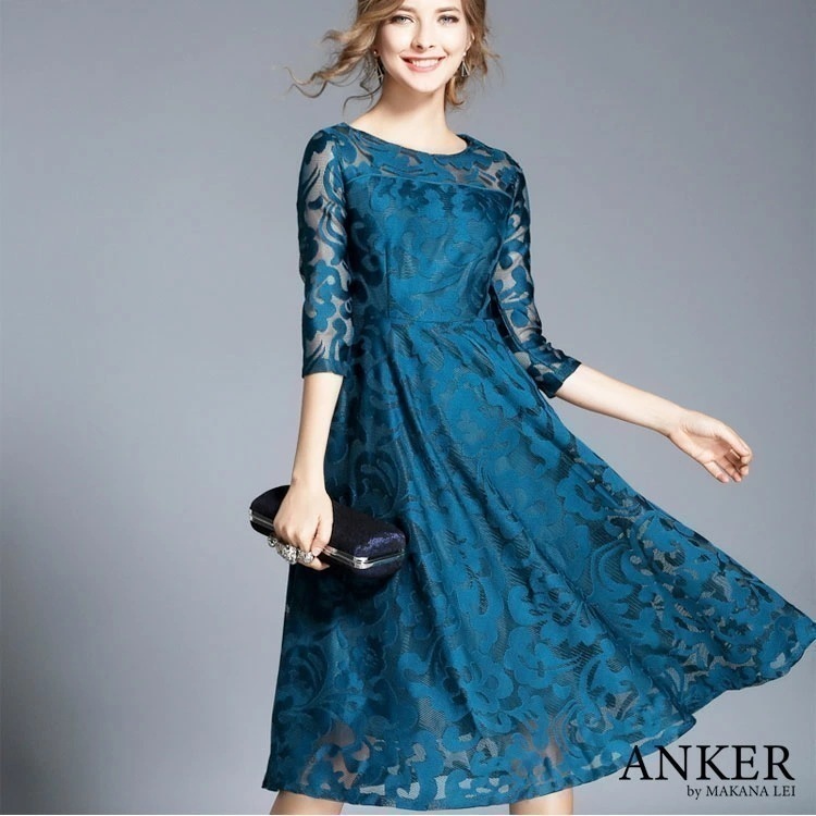 【新作】ワンピース パーティー 綺麗め 上品 春 秋冬 きれいめ 大きいサイズ レディース ワンピース キレイ ドレス ミモレ 結婚式 お呼ばれ 2次会 デート 披露宴 レース 大人 魅力 フォーマ