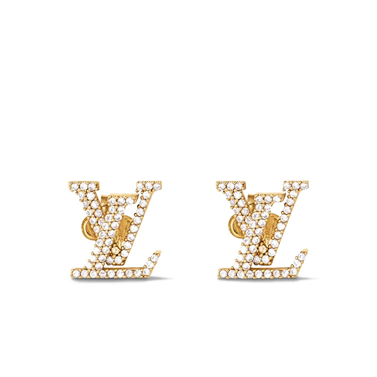 LV ピアス ブックル ドレイユLV アイコニック ストラス ゴールド M00609