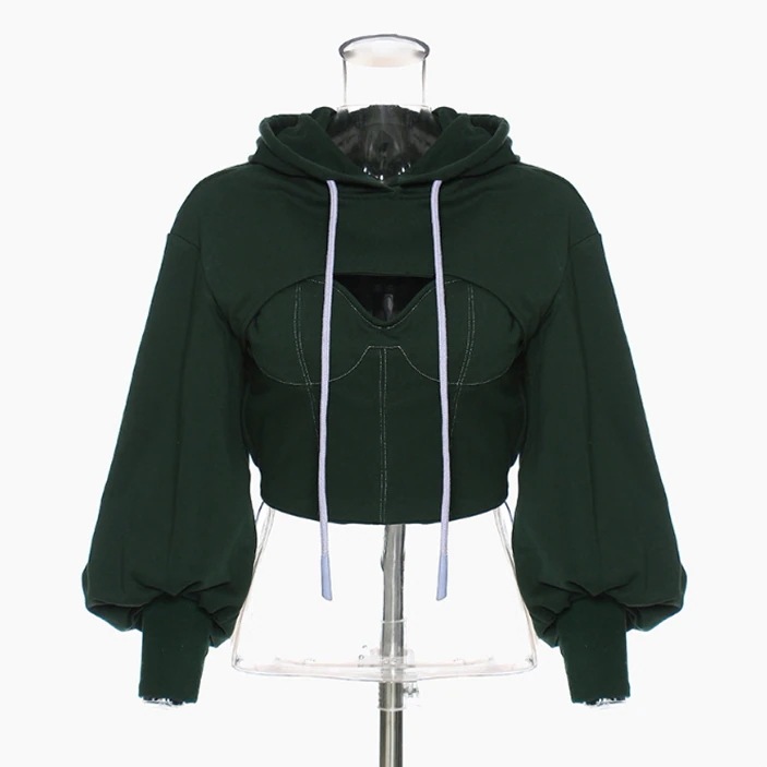 トップス カットソー パーカー トレーナー フーディー ショート ショート丈 袖あり 長袖 襟なし フード付き かわいい 大人可愛い きれいめ シンプル 大人 おしゃれ お洒落 大人可愛い 大人女子