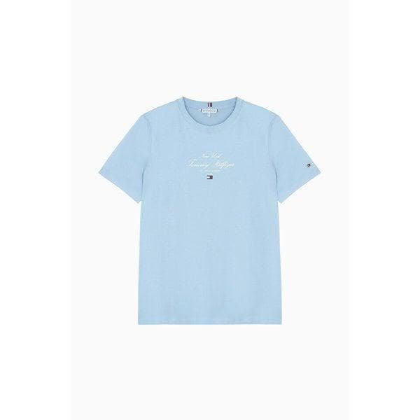 T22F0TTO041WT1 スクリプト クルーネック Tシャツ