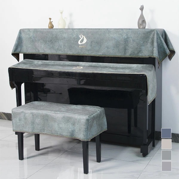 新品登場 ピアノカバー ３点セット ピアノカバー キーボードカバー 椅子カバー フリンジ アップライト トップカバー 北欧 標準直立型ピアノ用 おしゃれ ピアノ掛け 乾燥 汚れ防止 便利 ヨーロッパ風