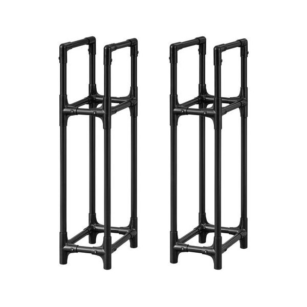 STK-377 ブラック 省スペースタイヤラック軽自動車用 メーカー直送