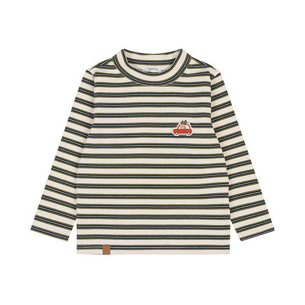 ホークマルチストライプ半ネックTシャツ 01S731002_CJ