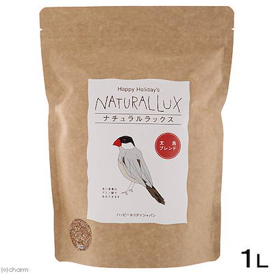 他サイト： ナチュラルラックス　文鳥　１Ｌ　鳥　フード　えさ　ＣＲＣ55―20―40―20―10の商品画像
