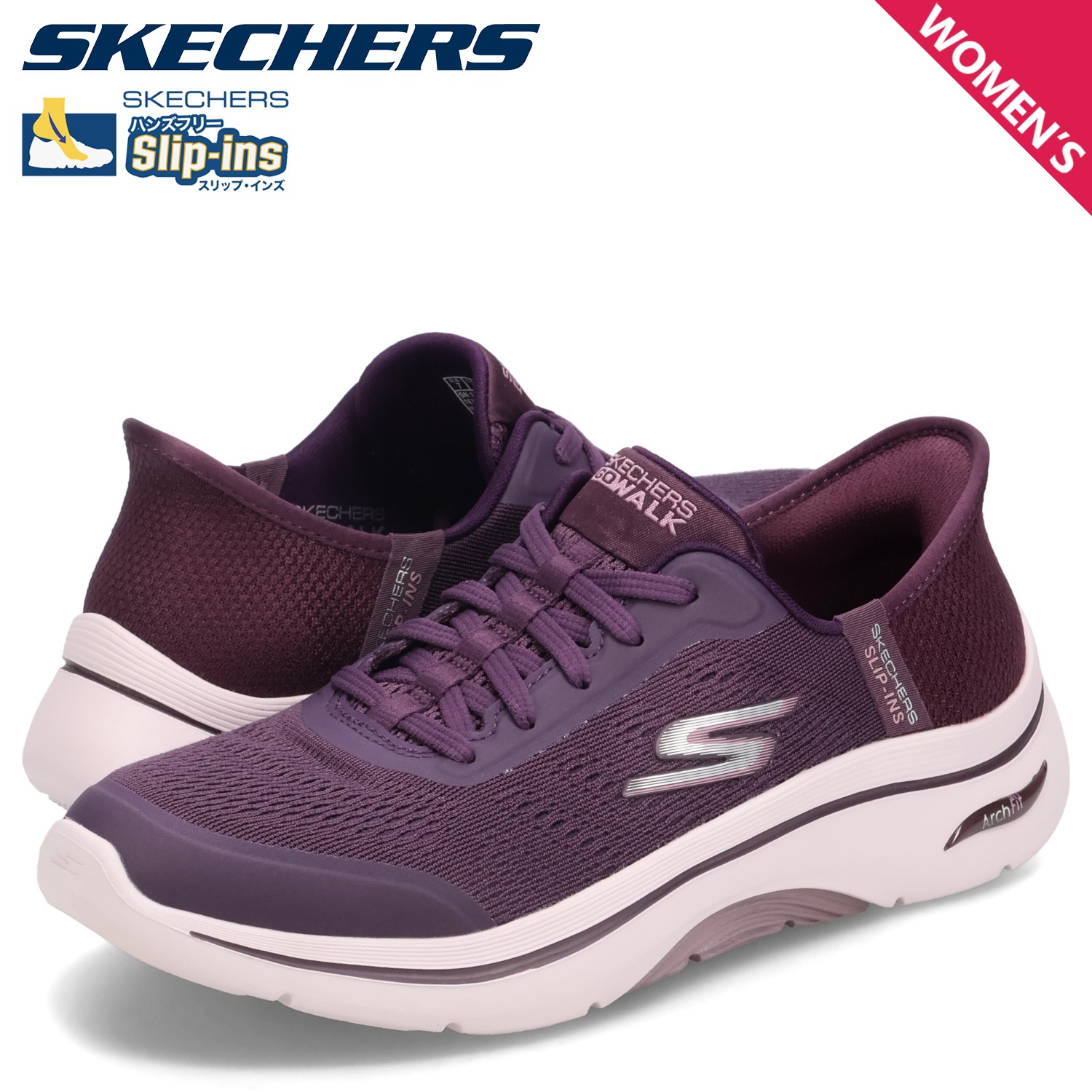 スリップインズ ボブス スポート インフィニティ デイリー スニーカー スリッポン レディース 125319