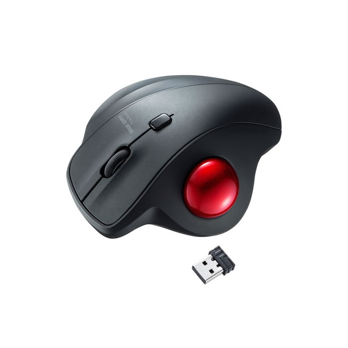 トラックボール マウス ワイヤレス 無線 静音 MA-WTB129BK