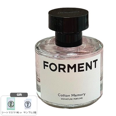 FORMENT シグニチャーパフューム コットン366 コットンディアーナイト Forment Signature Perfume Cotton Dear Night 50ml / KOREA