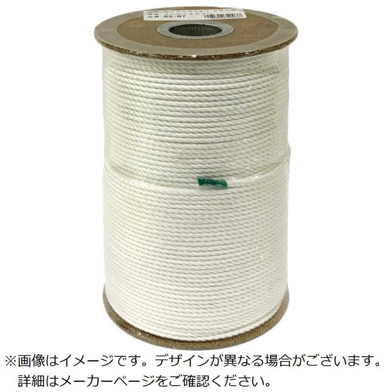 ユタカメイク　ロープ ポリエステルロープ ドラムマキ 3mmx200m　PRSN7