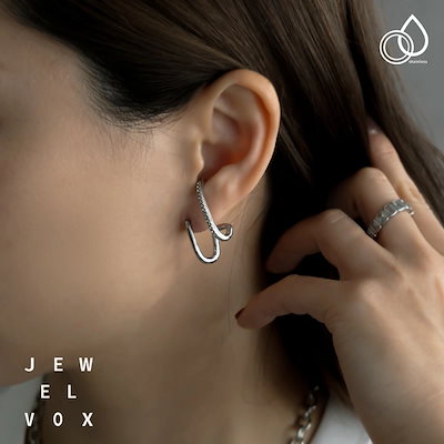 フォクシーの サークル ジルコニア ピアス Qoo10] JEWEL VOX ピアス 金属アレルギー サージカルステン