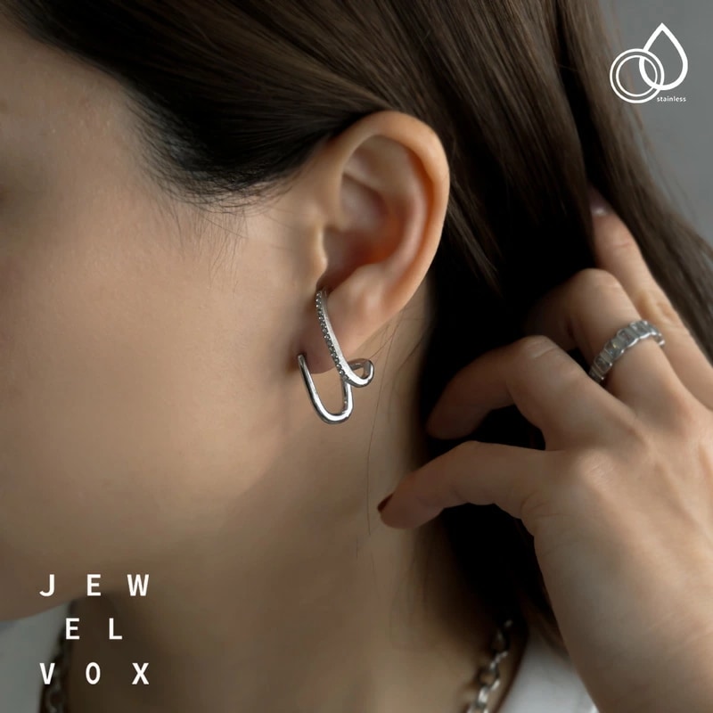 Qoo10] JEWEL VOX ピアス 金属アレルギー サージカルステン