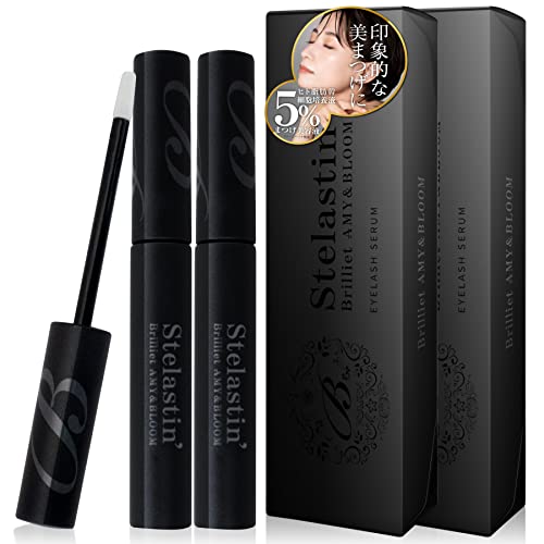 B Brilliet ヒト幹細胞 まつげ美容液 目元 アイラッシュ 敏感 目もと ケア まつ毛 はり こし セラム 4ml2本