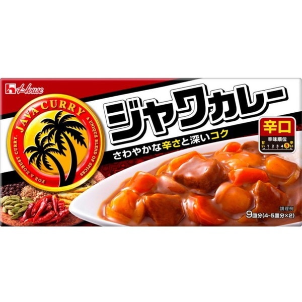 ハウス ジャワカレー 辛口 185g 10 メーカー直送