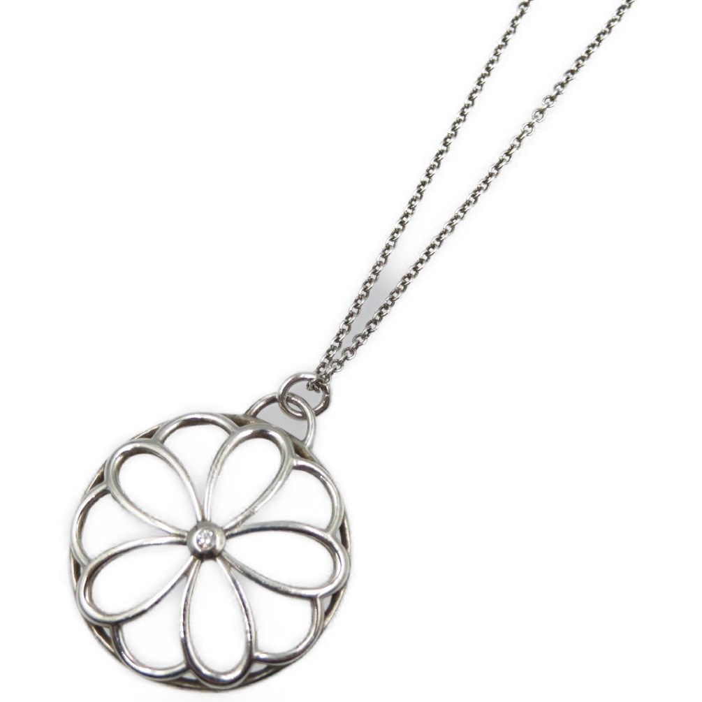 美品 ネックレス シルバー925/ダイヤモンド/シルバー925 シルバー 0134【中古】 レディース