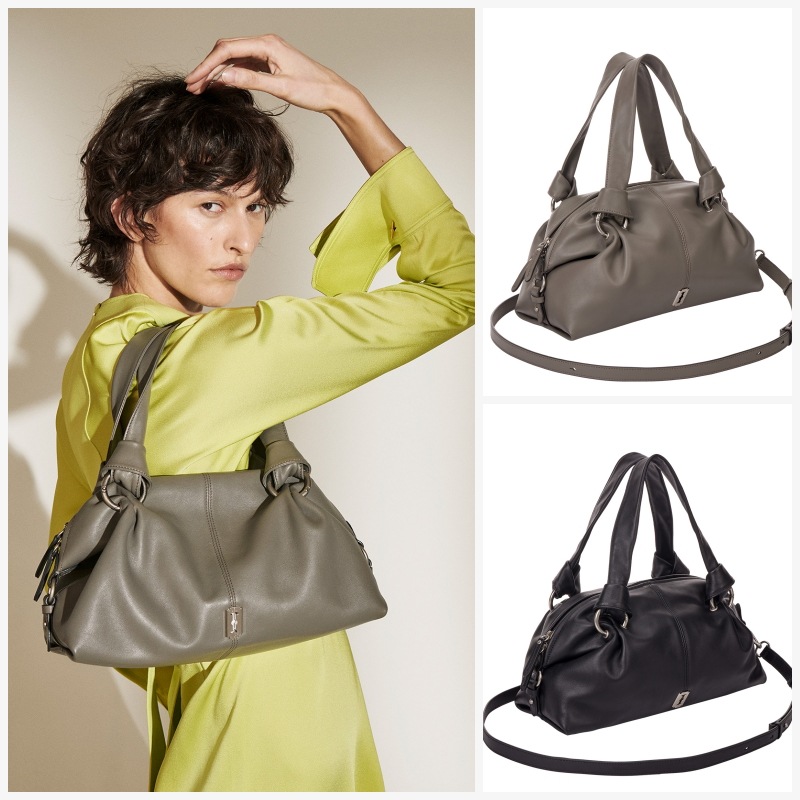 【VUNQUE】HALFMOON ATTACHE TOTE M : 2COLORS