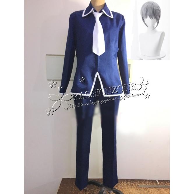 フルーツバスケット 風 草摩由希コスプレ衣装 制服 cosplay ハロウィン仮装 変装 アニメ ゲーム コスチューム パーティー 男女兼用
