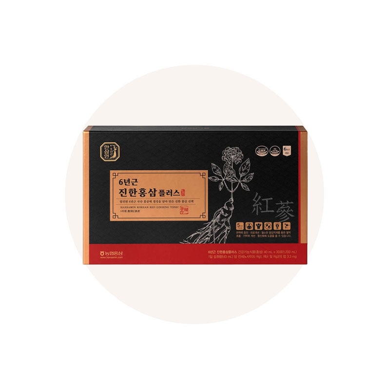 [ハンサミン]韓国赤高麗人参強壮剤40ml * 30ea
