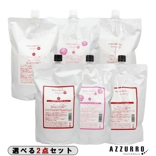 ニューウェイジャパン ナノアミノ シャンプー 1000ml トリートメント 1000g 詰め替え 合計2点セット【宅急便対応】