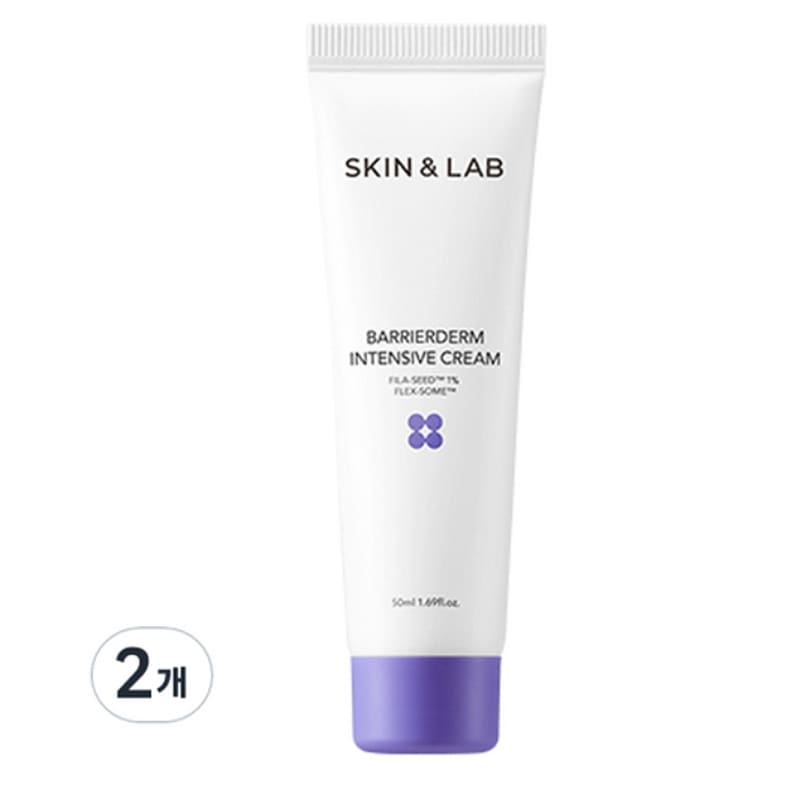 韓国コスメskin & lab バリアダム インテンシブ クリーム 第2世代 50ml x 2個