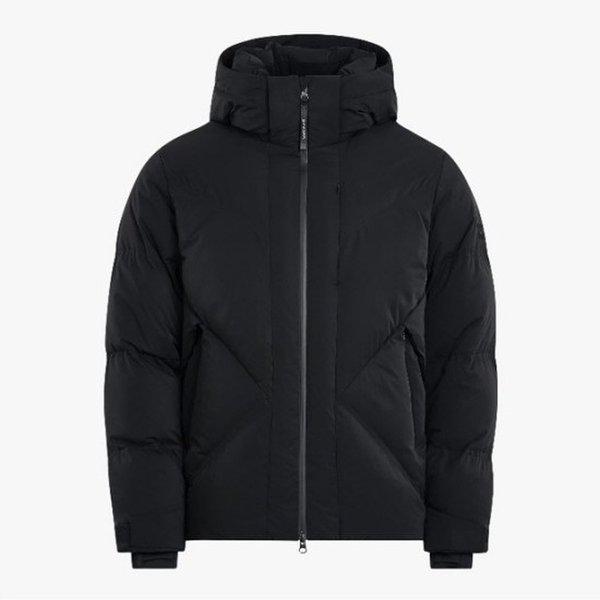 パディングダウンジャケットPQF SPJWCNDJ303M-BLK メンズミッドウィーバーダウン