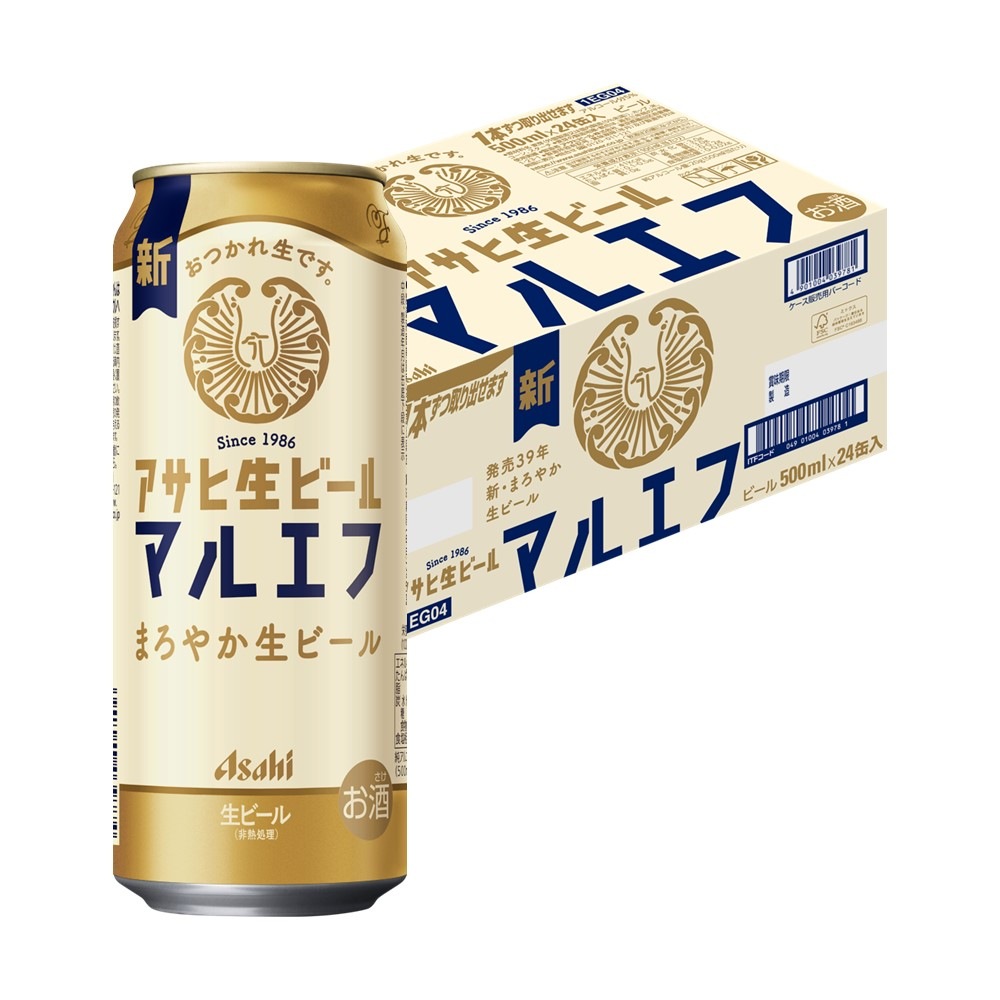 【送料無料】アサヒ 生ビール マルエフ 500ml24本【北海道沖縄県東北四国九州地方は必ず送料がかかります】