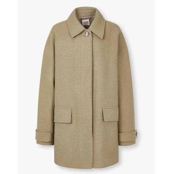 隠しシングルハーフハンドメイドコート9104411915 (9104411915CT)