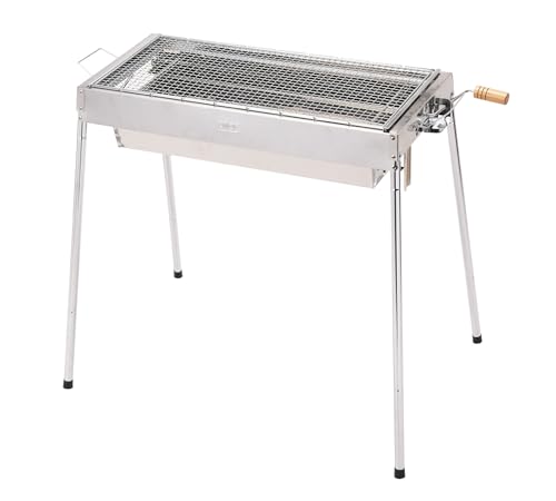 尾上製作所(ONOE) イヴォルブバーベキューコンロ-65HL EV-65HL [1台 M高さ調整可(網29×61cm) 焚き火台 グリル BBQ コンロ キャンプ用品]