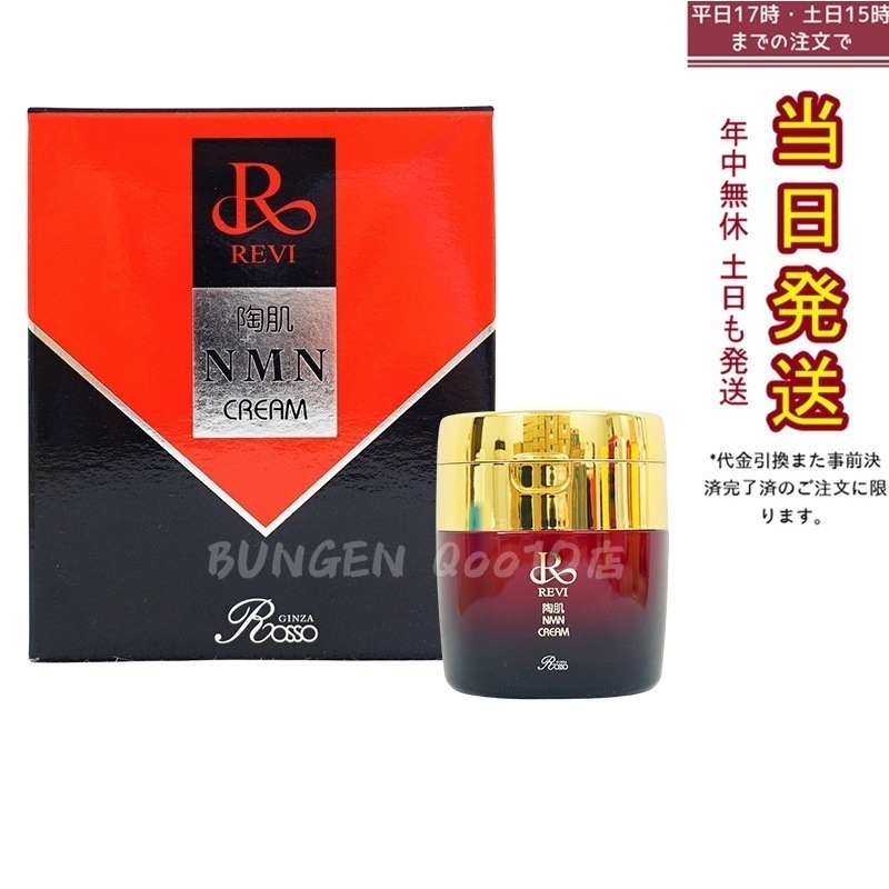 REVI ルヴィ 陶肌NMNクリーム 50g ホームケア ホームエステ 因子細胞美容 銀座ロッソ ROSSO サロン専売品 エイジングケア ルヴィ nmn 化粧品
