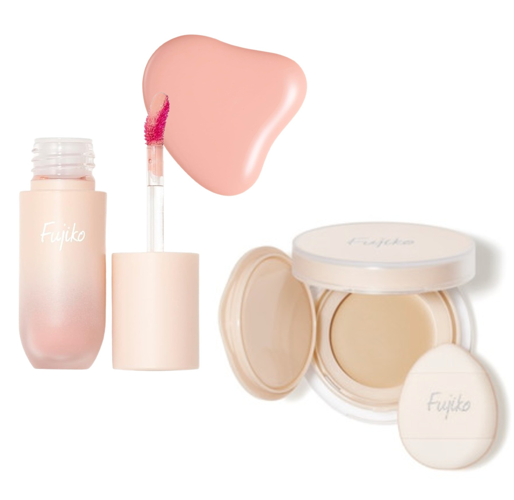 お直しパクト 01 ライトベージュ ＋ 水彩チーク 01マイスイートピンク お直し セット セット買い 明るくトーンアップ