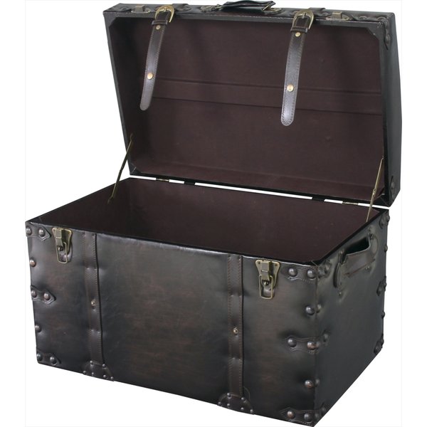 ヴィンテージなトランク風の収納スツールセット 北欧 ナチュラル 収納家具 リビング