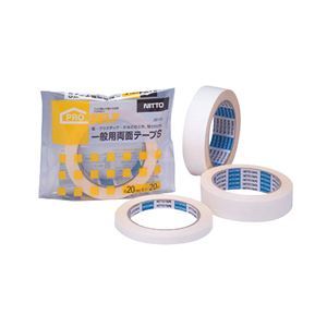 （まとめ） ニトムズ 一般両面テープS 10mm20m J0680 1巻 40セット