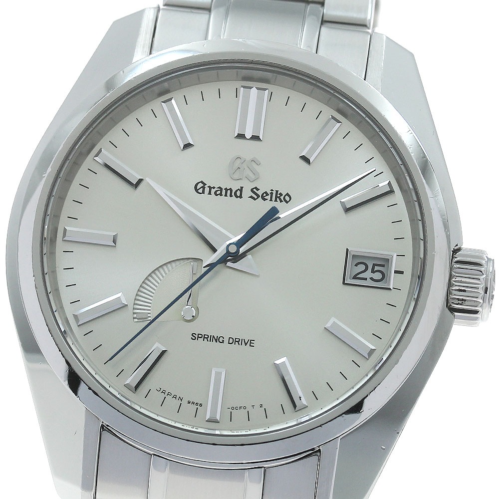 セイコー SEIKO 9R65-0CV0 グランドセイコー パワーリザーブ スプリングドライブ メンズ 箱付き_878332【中古】