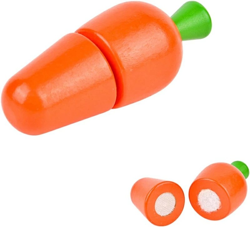 おままごと 知育玩具 木製 積木 にんじん 磁石式 食べ物 切る遊び 保育所 親子ゲーム シミュレーションハンブルク 誕生日 お祝い プレゼント クッキング 子供 赤ちゃん おもちゃ 7,899円