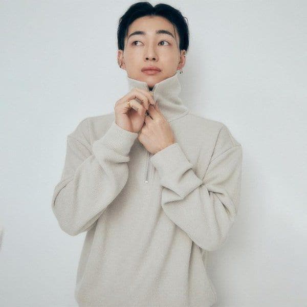 ハーフジッププルオーバーニット NN4K1512 6,725円