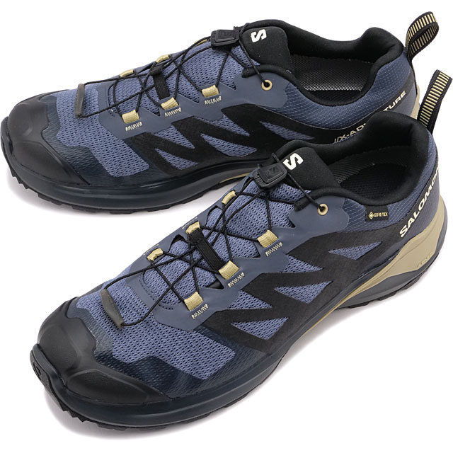 スニーカー エックスアドベンチャー ゴアテックス [L47526000] メンズ 靴 アウトドア トレイルラン シューズ GRISAILLE/BLACK/SLATE-GREEN 正規取扱店