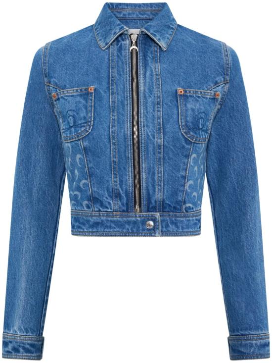 MARINE SERRE Women Denims WJA076ACDEN0002BL05 Blue
