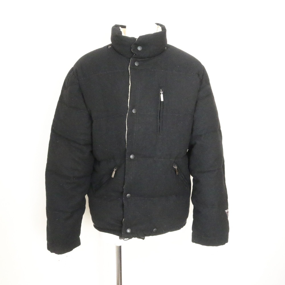 美品 Ys ヨウジヤマモト コラボ 3 コート アウター 上着 羽織 ファッション 洋服 ダウンジャケット ブラック 黒 メンズ RRM DP1-9 中古
