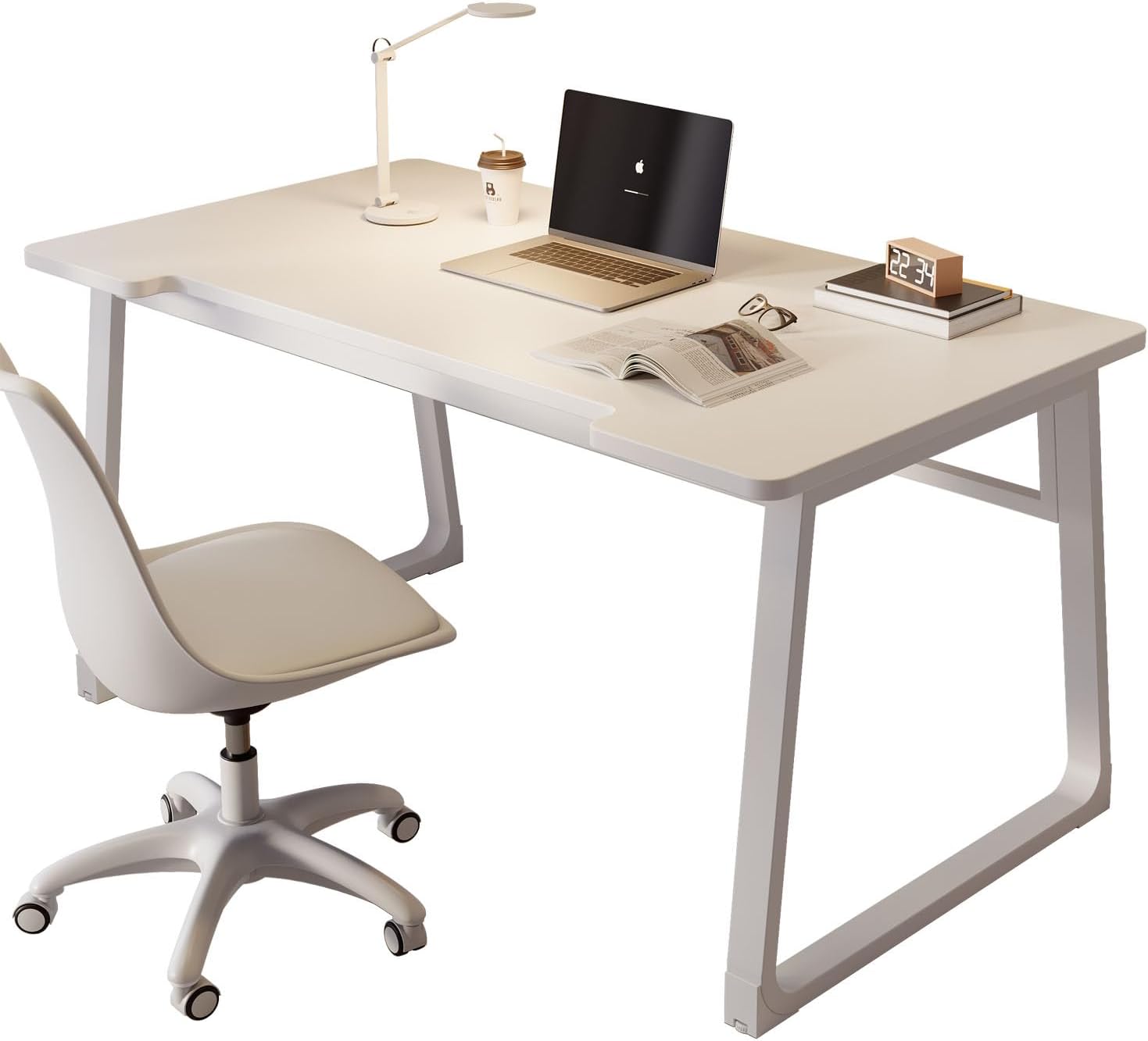 BURAYIENTA 北欧 U型 デスク パソコンデスク 幅80/100cm×奥行50cm 組立簡単 シンプルワークデスク PC作業台 在宅勤務 リモートワーク用 おしゃれ